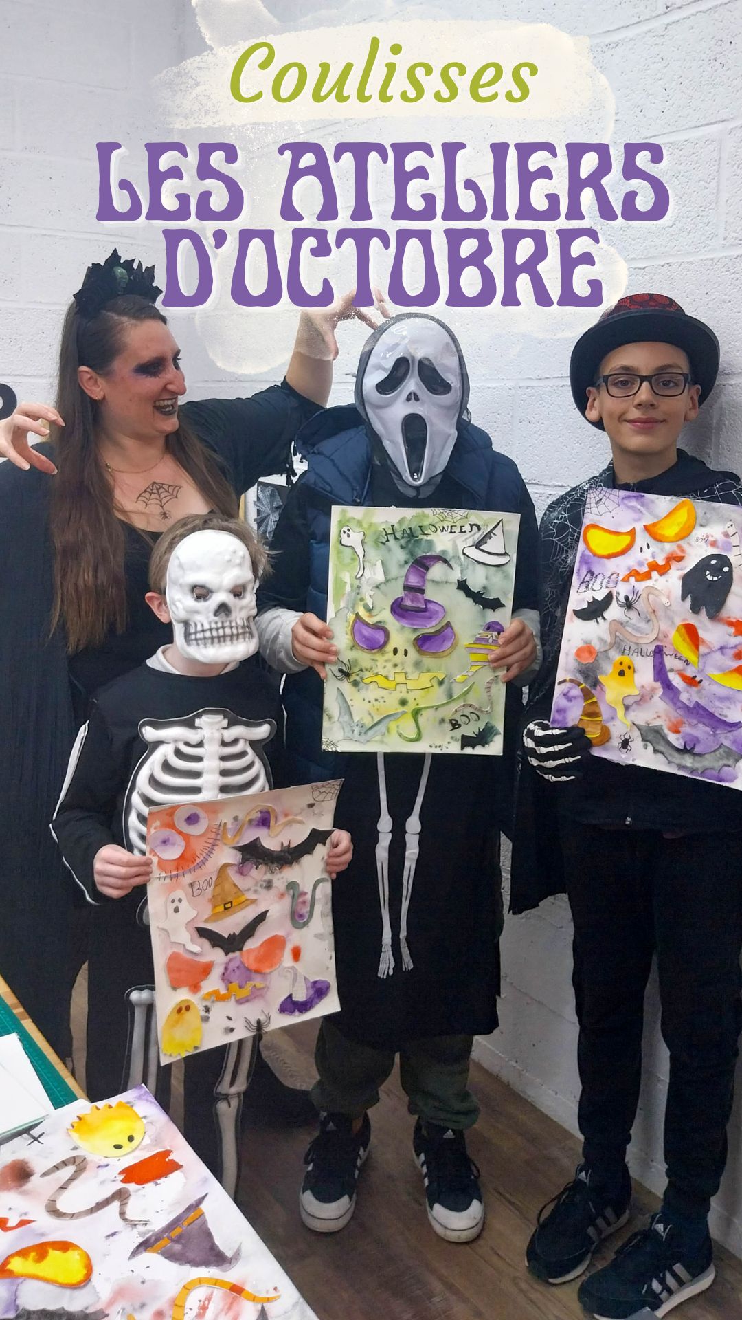 You are currently viewing Retour sur les Ateliers d’Octobre : Halloween et Octobre Rose 🎃🌸